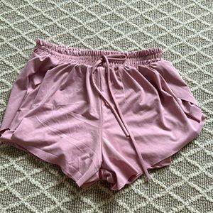 Pink Flowy Sports Shorts from Altered State